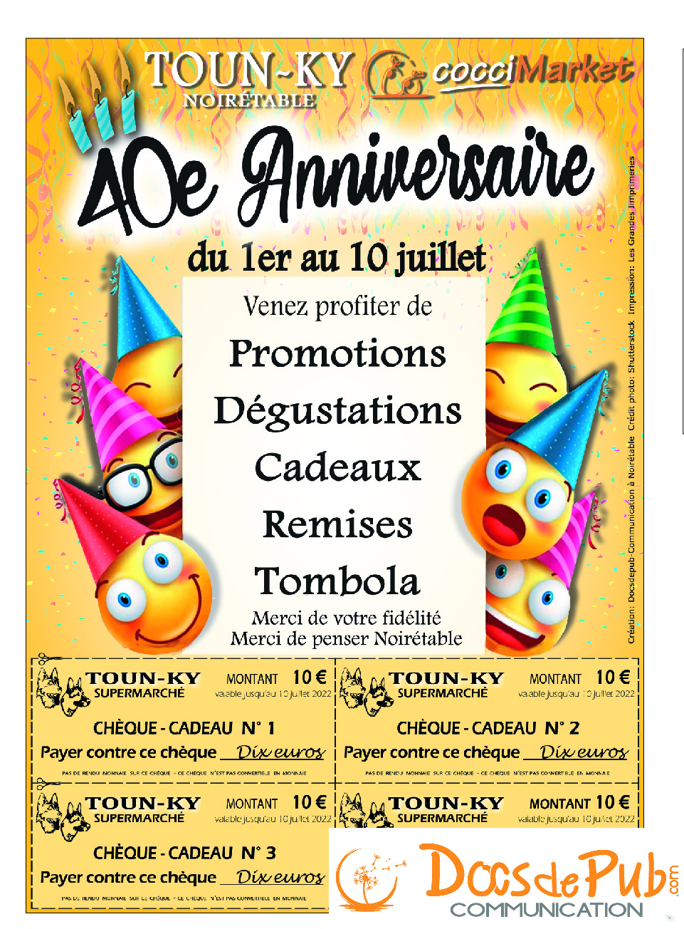 création flyer A4 recto mai 2022