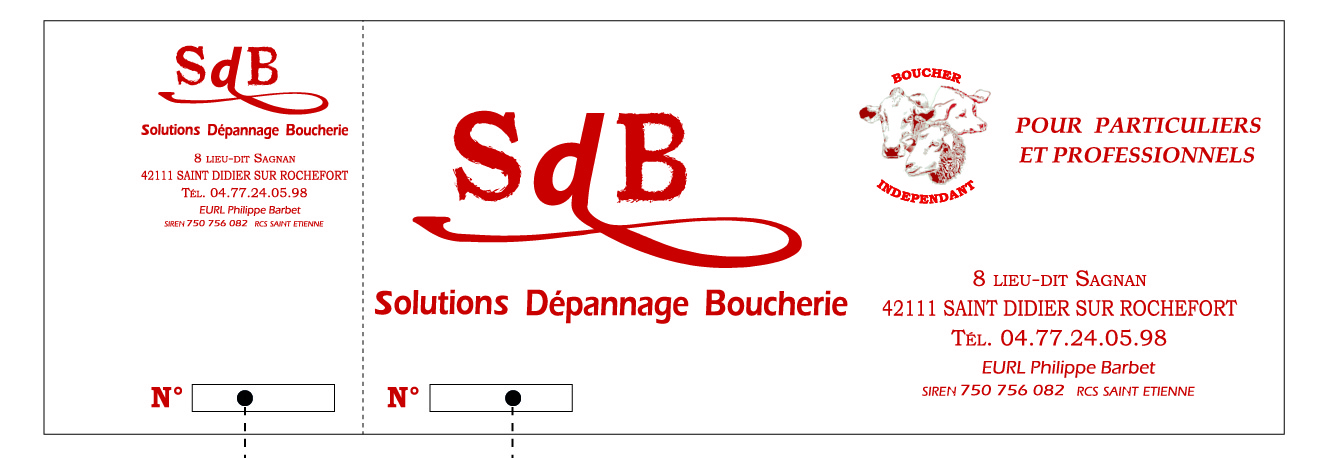 création impression ticket personnalisé
